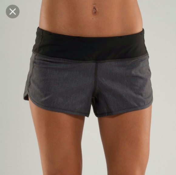 lululemon athletica Pants - Lululemon grey spray die speed shorts